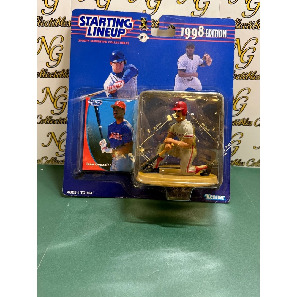 Starting Lineup 1998 Edition Juan Gonzalez Texas Rangers Baseball Figure Kenner